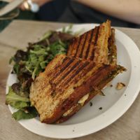 Sourdough tuna melt at Lucifer Lives in Brussels