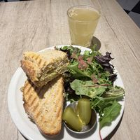 Tuna melt to die for!   at Lucifer Lives in Brussels