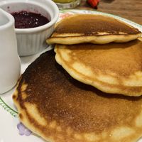 Vegan pancakes  at The Greenwood Tree in Lyndhurst