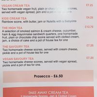 Vegan cream tea options on here at The Greenwood Tree in Lyndhurst