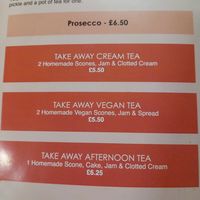 Takeaway menu at The Greenwood Tree in Lyndhurst