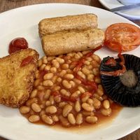 Vegan breakfast also came with toast (not pictured)  at The Greenwood Tree in Lyndhurst