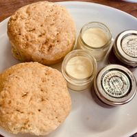 Vegan cream tea  at The Greenwood Tree in Lyndhurst