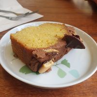 'Jaffa cake" cake at The Greenwood Tree in Lyndhurst