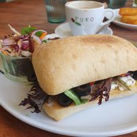 Feta ciabatta at The Greenwood Tree in Lyndhurst
