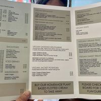 Vegan options  at The Greenwood Tree in Lyndhurst