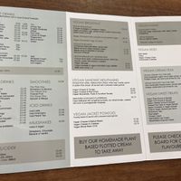 Vegan menu   at The Greenwood Tree in Lyndhurst