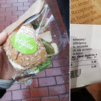 Brötchen mit Tofu at Alnatura - Hahnenkamp in Hamburg