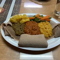 Vegetable combo  at Awash Ethiopian Cuisine in Lancaster