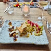 mezze plateau at Bree33 in Leiden