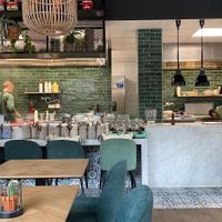 open kitchen at Amiceria in Bad Saarow