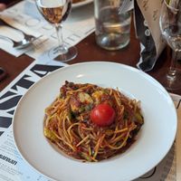 Schwarzy. Tasty and flavourful. at Pasta People in Geneva