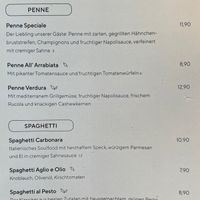 2 pasta options  at Food Lounge Bergedorf in Hamburg