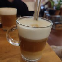 Vegan latte with oat milk at Beb & Bene in Freiburg