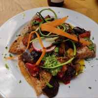 Galette with ratatouille at Beb & Bene in Freiburg