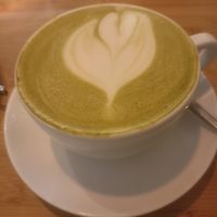 Matcha Latte at Das Kaff - Bagel Bar & Coffee Salon in Muelheim