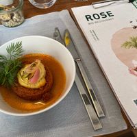 Tartar made from beans with hummus at ROSE in Hayingen