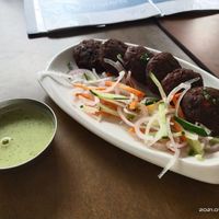 One of the Kebab dish (finely chopped spinach) at Raj Restaurant - Biopolis in Central Singapore