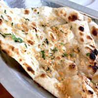 Vegan Garlic Naan at Raj Restaurant - Biopolis in Central Singapore