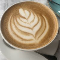 latte  at Gordon St Coffee in Edinburgh