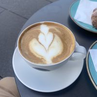 soy latte  at Gordon St Coffee in Edinburgh