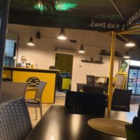 Outdoor patio at Burger Bee in Novalja