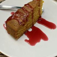 Cake as dessert. I loved it. at Tulsi in Barcelona