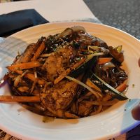 Wok de verduras con heura at Tulsi in Barcelona