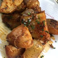 the potatoes are BOMB at Tulsi in Barcelona