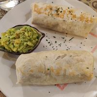 Wrap de verduras y salchicha vegana at Tulsi in Barcelona