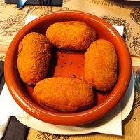 Croquetas de setas at Tulsi in Barcelona