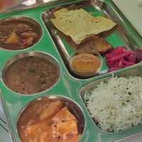 Thali plate. Authentic Indian flavor. at Tulsi in Barcelona