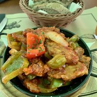 Chilli chicken  at Tulsi in Barcelona