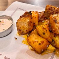 Roasted Potatoes with 5 Herbs at Tulsi in Barcelona