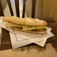 ‘Chicken’ sandwich   at Tulsi in Barcelona