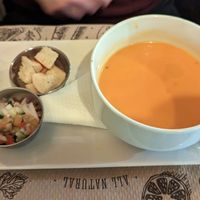 Gazpacho andaluz at Tulsi in Barcelona