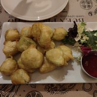 Dados de berenjena at Tulsi in Barcelona