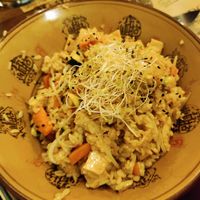 Vegetable rice at Tulsi in Barcelona