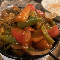Chilli seitan  at Tulsi in Barcelona