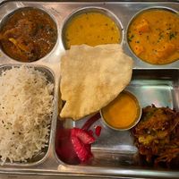 Thali  at Tulsi in Barcelona