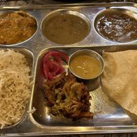 Thali  at Tulsi in Barcelona