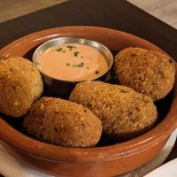 Croquettes at Tulsi in Barcelona