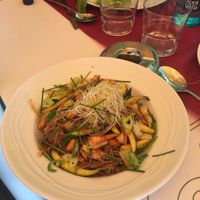 Wook de fideos sarracenos at Tulsi in Barcelona