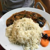 Berenjena masala  at Tulsi in Barcelona