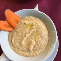 Hummus  at Tulsi in Barcelona