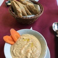 Hummus  at Tulsi in Barcelona