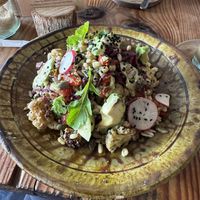 Cauliflower salad  at Mandala in Essaouira