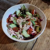 Crisp Leafy Salad at Mandala in Essaouira