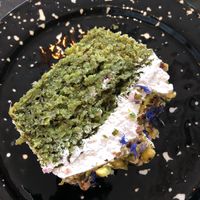 spinat-pistache kuchen - leeeckerrrr  at Tabula Rasa in Colmar