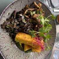 Polenta and mushrooms   at Tabula Rasa in Colmar